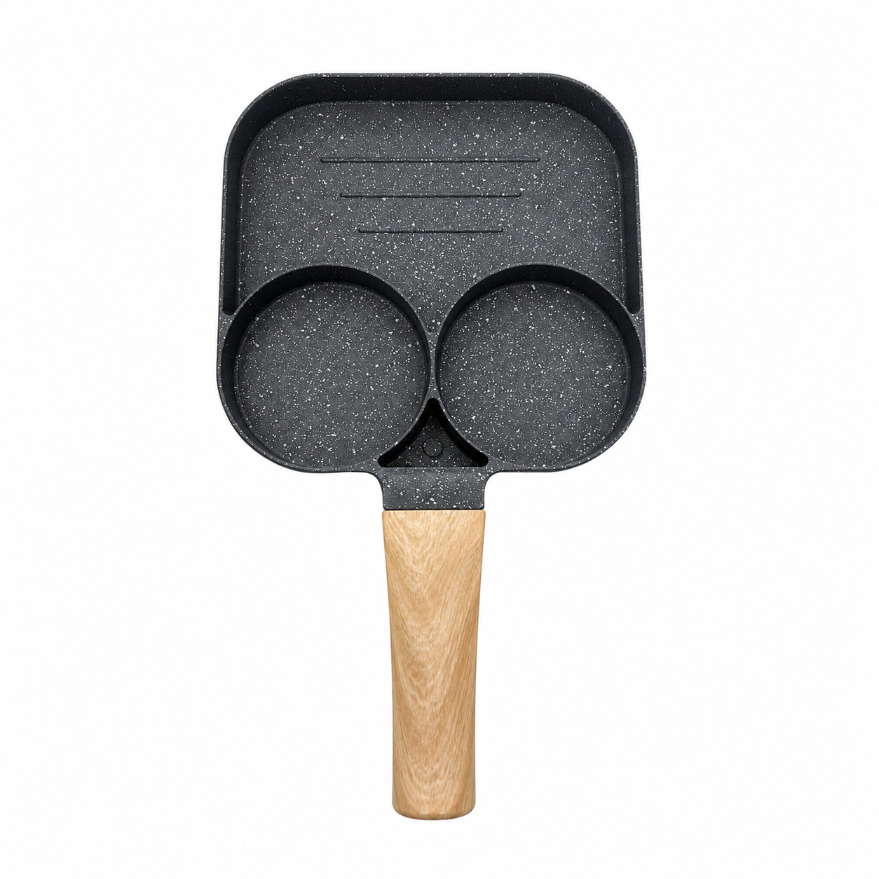 3-in-1 Multi-Section Breakfast Frying Pan